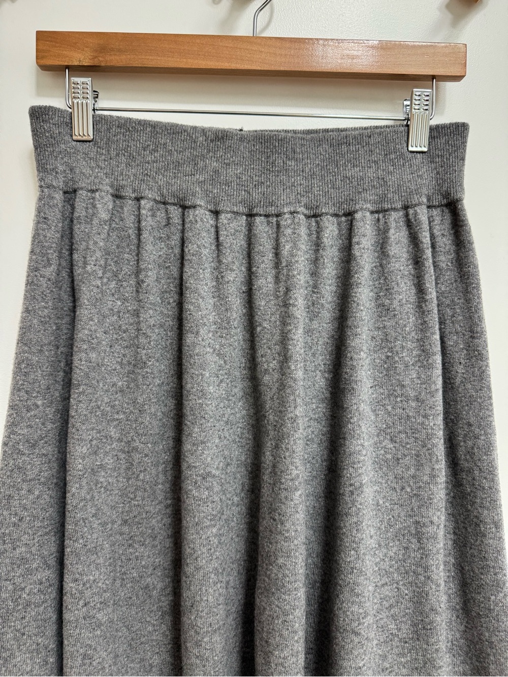 Lafayette 148 Wool Cashmere Full Circle Midi Skirt Preppy Old Money Quiet Luxury - Picture 3 of 11